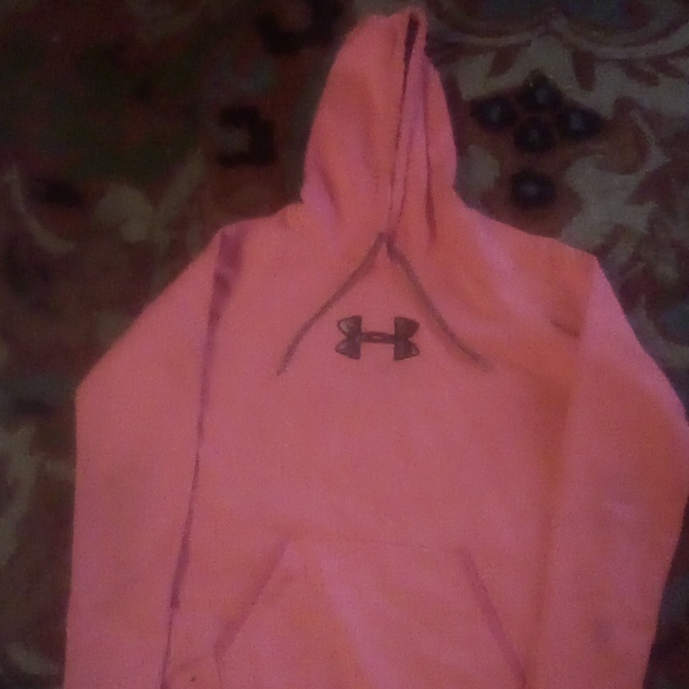 Bright pick under armour hoodie